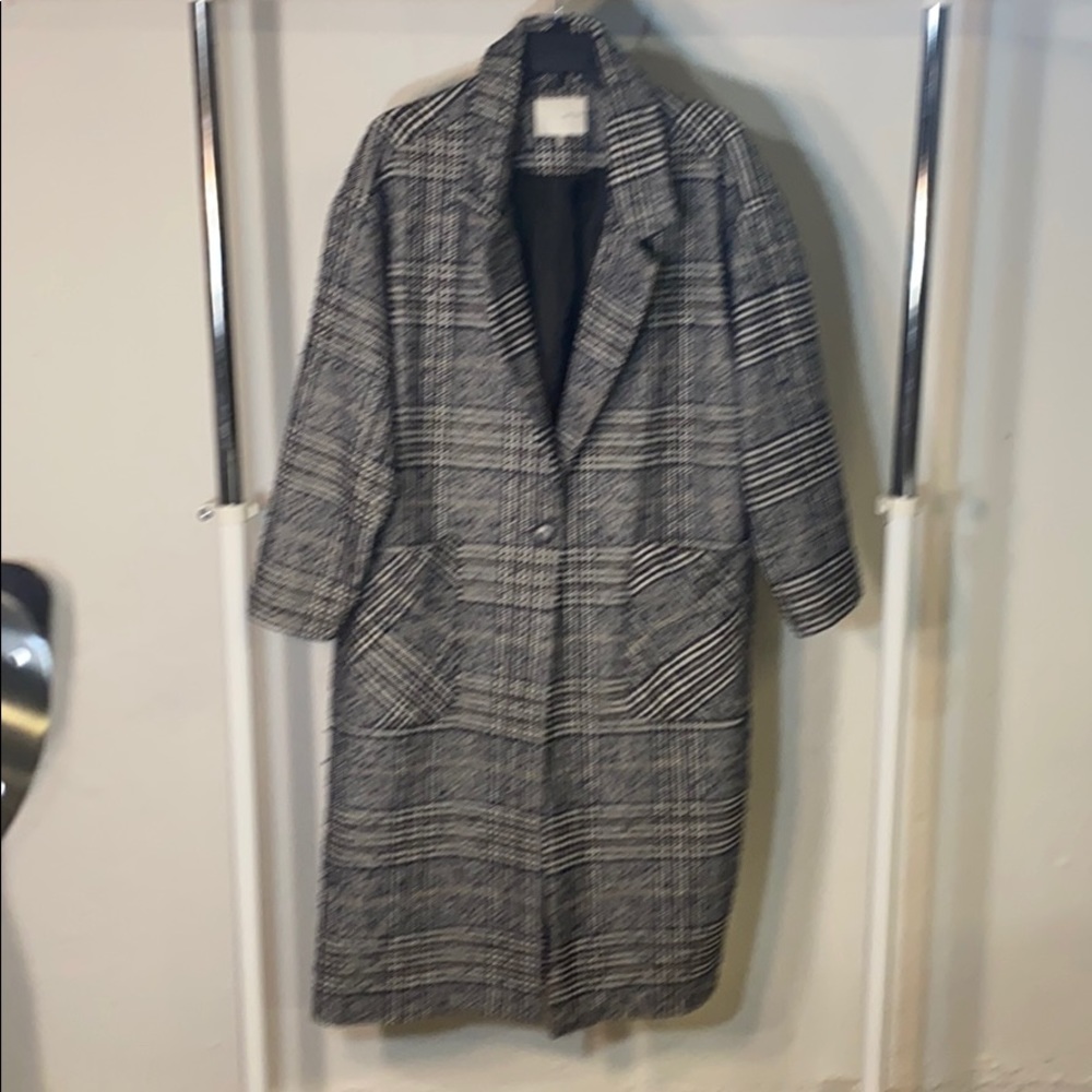 Longline oversized coat